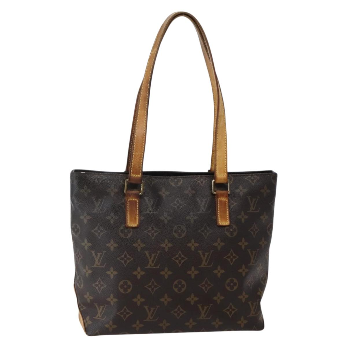 LOUIS VUITTON Monogram Cabas Piano Tote Bag M51148 LV Auth 143942