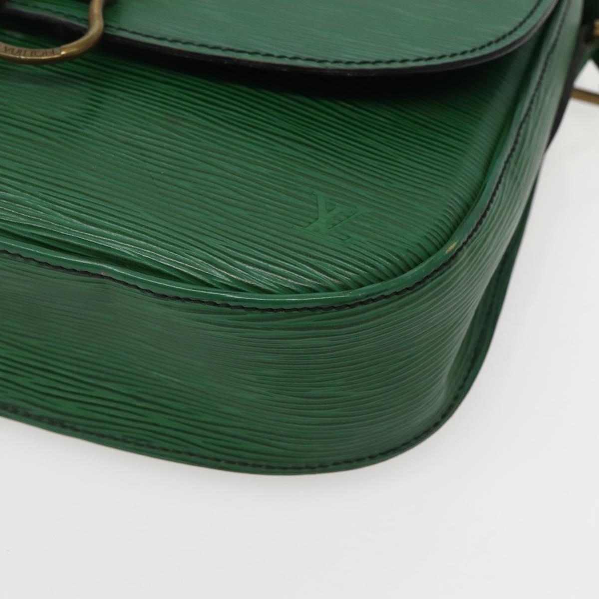 LOUIS VUITTON Epi Saint Cloud GM Shoulder Bag Green M52194 LV Auth 143947