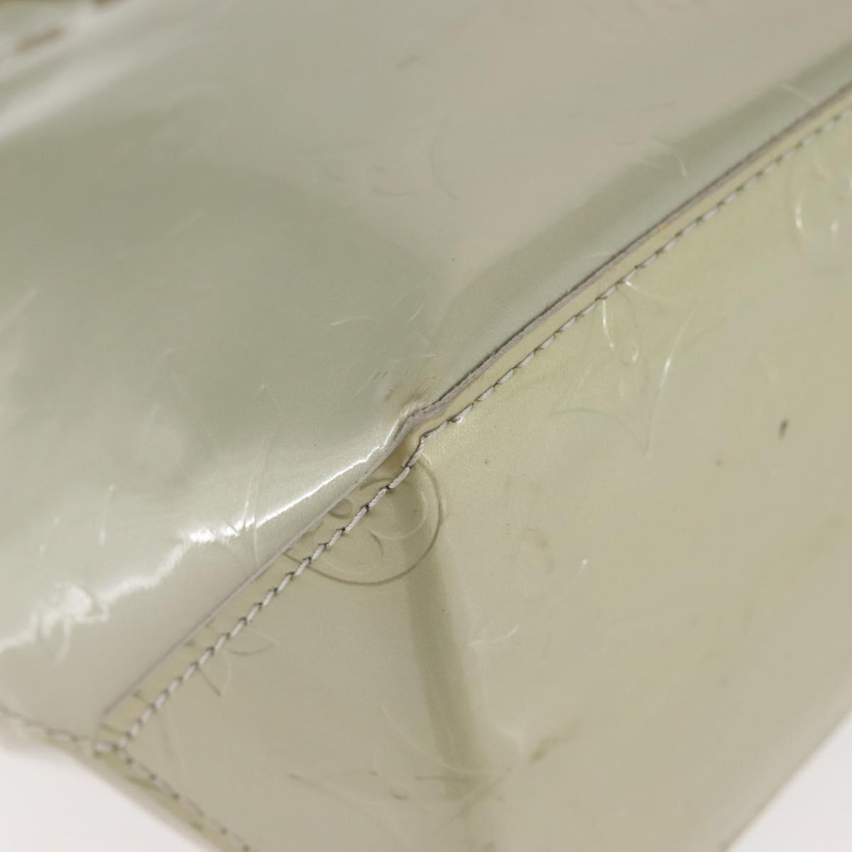 LOUIS VUITTON Monogram Vernis Reade PM Hand Bag Gris M91145 LV Auth 143949