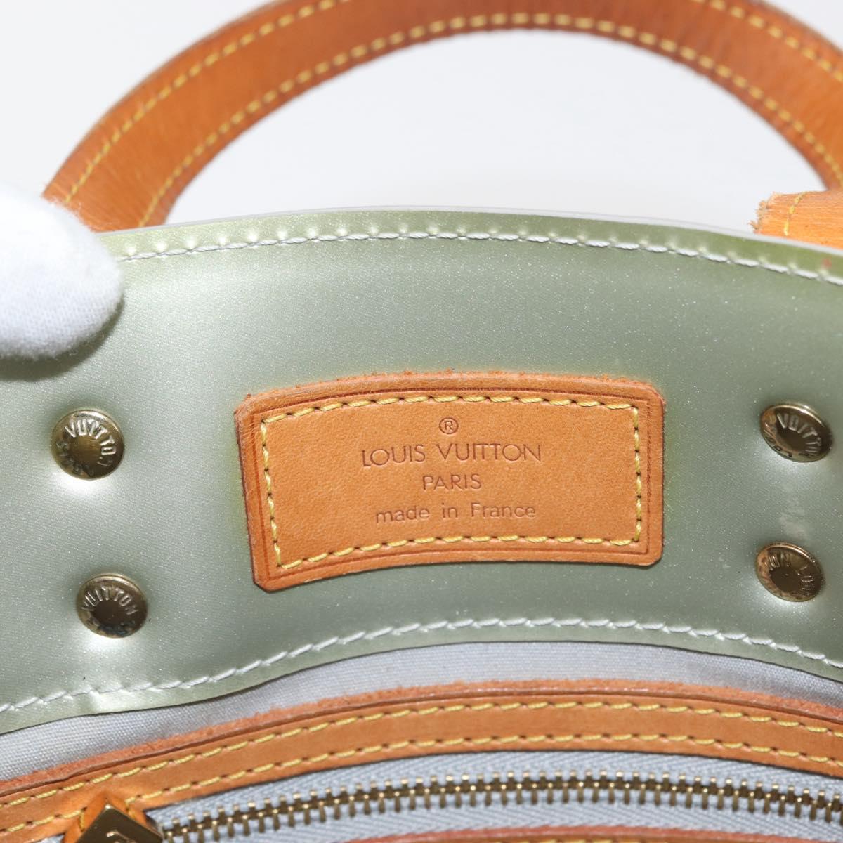LOUIS VUITTON Monogram Vernis Reade PM Hand Bag Gris M91145 LV Auth 143949