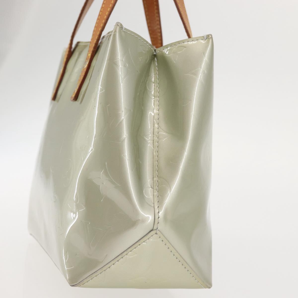 LOUIS VUITTON Monogram Vernis Reade PM Hand Bag Gris M91145 LV Auth 143949