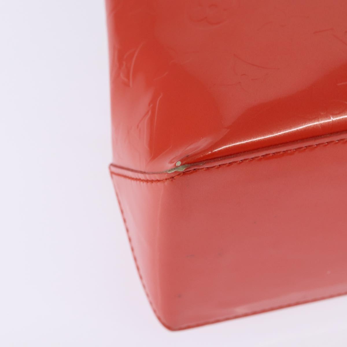 LOUIS VUITTON Monogram Vernis Wilshire PM Bag Orenge Sunset M93644 Auth 143951