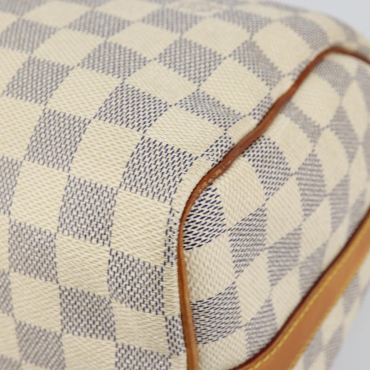 LOUIS VUITTON Damier Azur Speedy Bandouliere 25 Hand Bag N41000 LV Auth 143958V