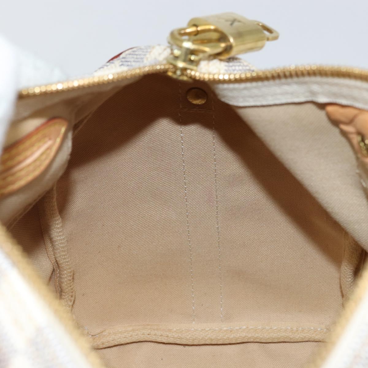 LOUIS VUITTON Damier Azur Speedy Bandouliere 25 Hand Bag N41000 LV Auth 143958V