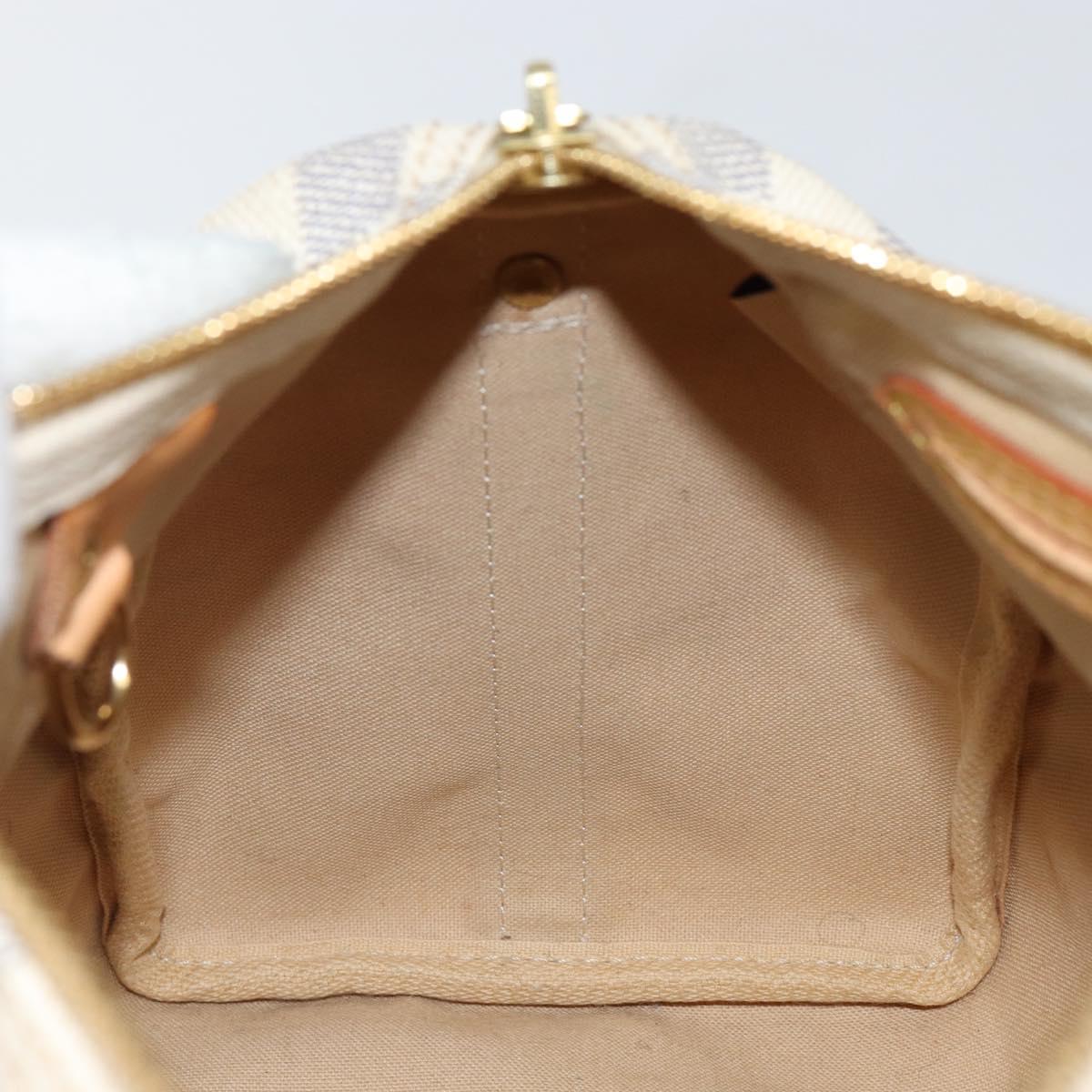LOUIS VUITTON Damier Azur Speedy Bandouliere 25 Hand Bag N41000 LV Auth 143958V