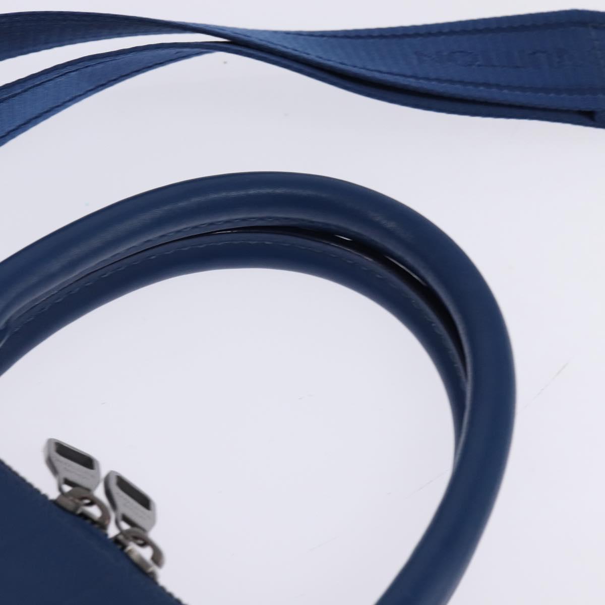 LOUIS VUITTON Damier Infini Porte DocumentsJules Bag Blue N41328 Auth 143959