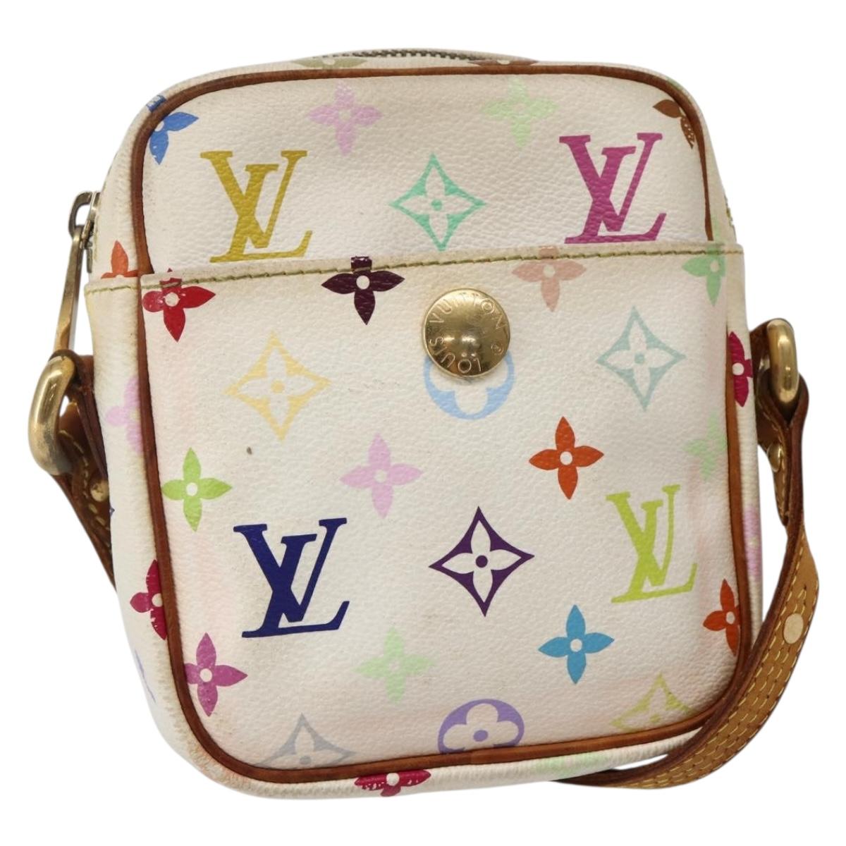 LOUIS VUITTON Monogram Multicolor Lift Shoulder Bag White M40055 LV Auth 143960
