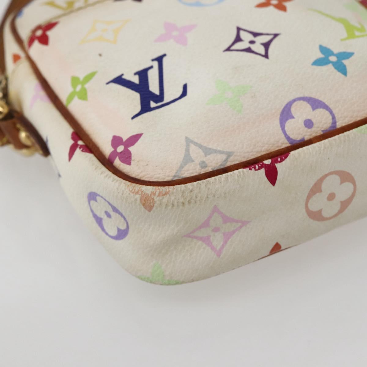 LOUIS VUITTON Monogram Multicolor Lift Shoulder Bag White M40055 LV Auth 143960