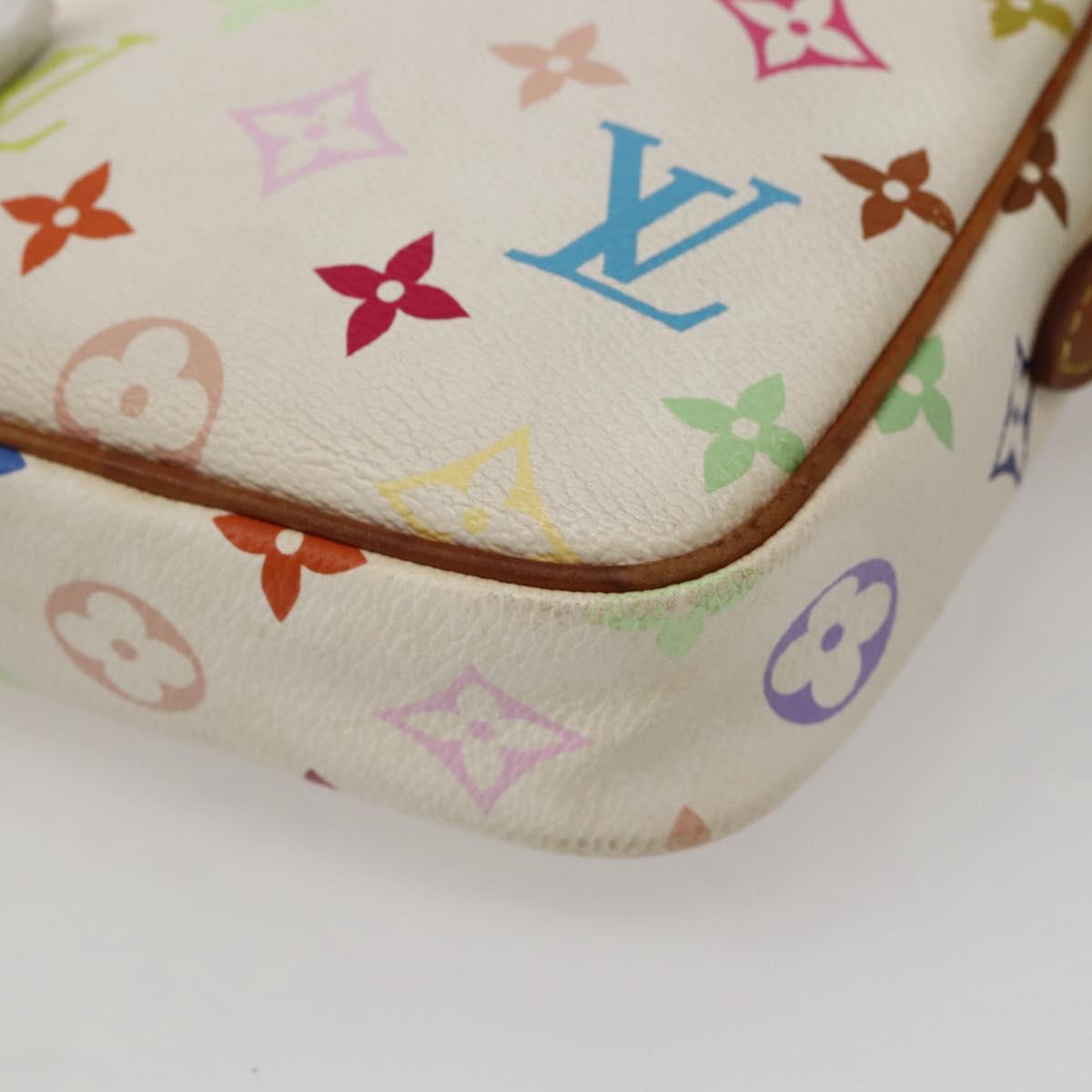 LOUIS VUITTON Monogram Multicolor Lift Shoulder Bag White M40055 LV Auth 143960