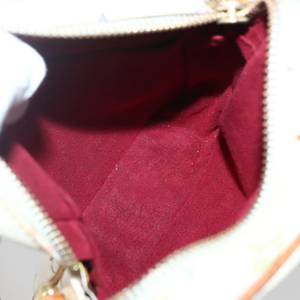 LOUIS VUITTON Monogram Multicolor Lift Shoulder Bag White M40055 LV Auth 143960