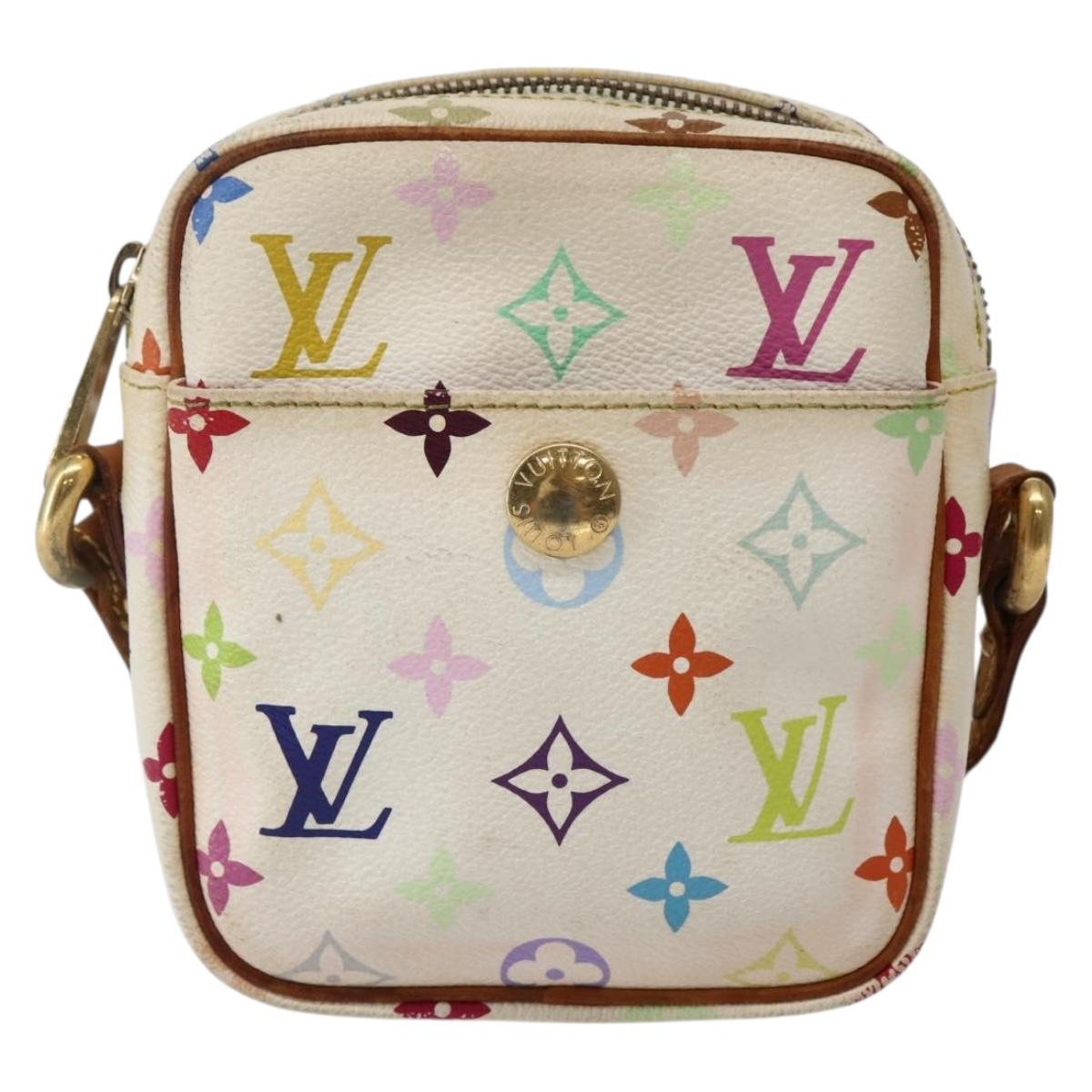 LOUIS VUITTON Monogram Multicolor Lift Shoulder Bag White M40055 LV Auth 143960
