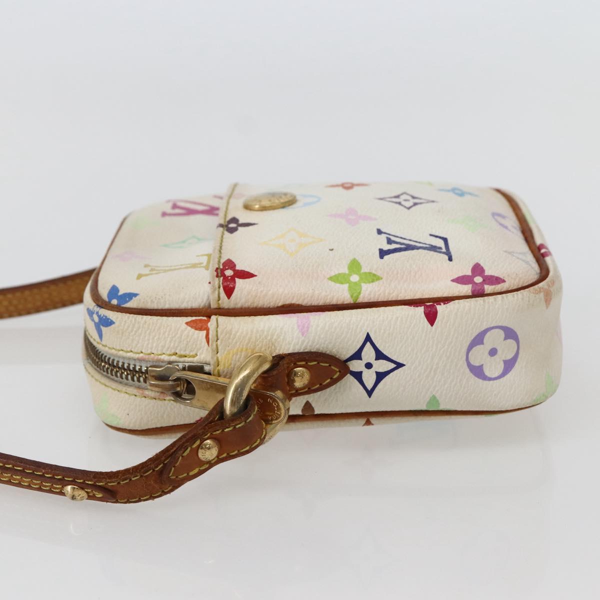 LOUIS VUITTON Monogram Multicolor Lift Shoulder Bag White M40055 LV Auth 143960