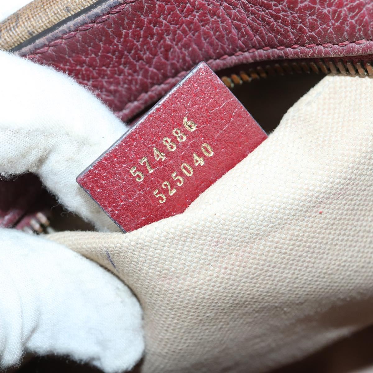 GUCCI Micro GG Supreme Doraemon Collaboration Bag PVC Beige 574886 Auth 143965