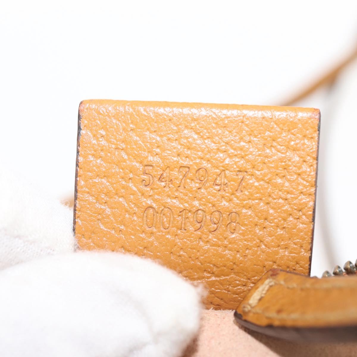 GUCCI Micro GG Supreme Disney Collaboration Bag PVC Beige 547947 Auth 143985