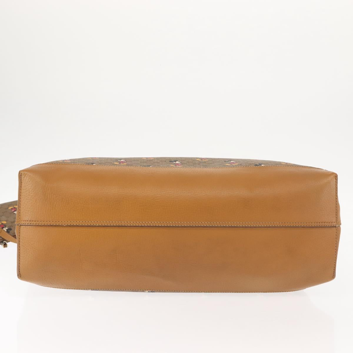 GUCCI Micro GG Supreme Disney Collaboration Bag PVC Beige 547947 Auth 143985