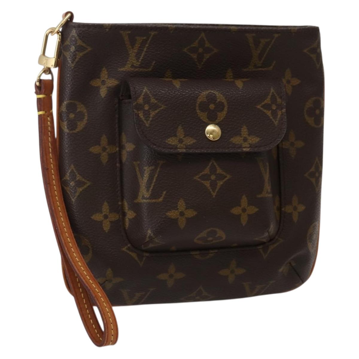 LOUIS VUITTON Monogram Partition Pouch M51901 LV Auth 143986