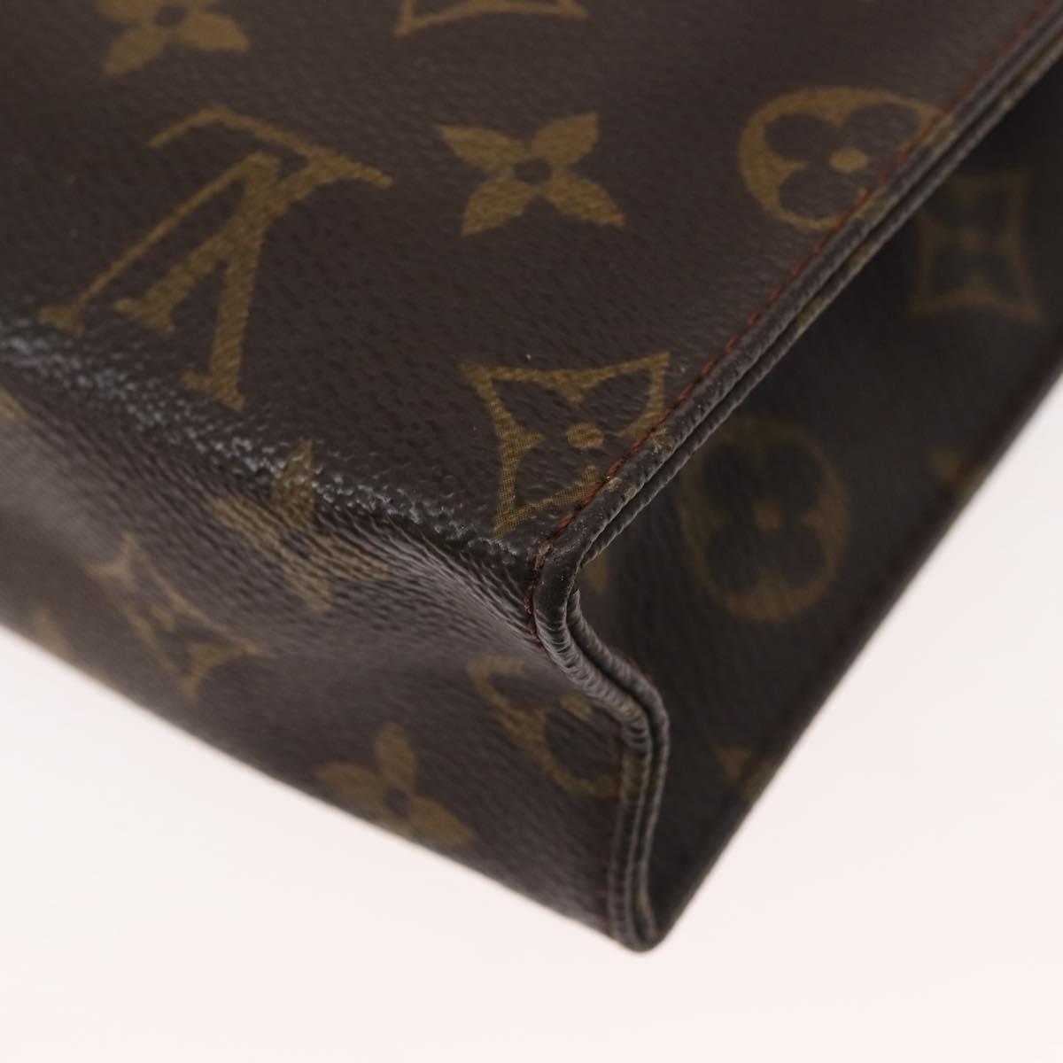 LOUIS VUITTON Monogram Poche Toilette 26 Pouch M47542 LV Auth 143988