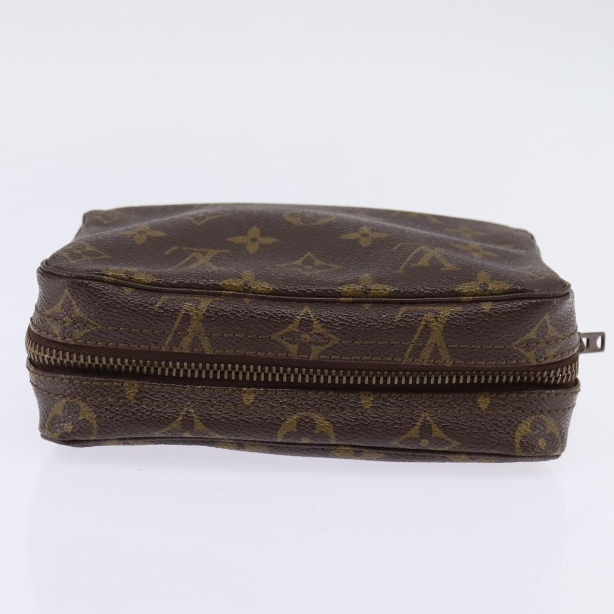 LOUIS VUITTON Monogram Trousse Toilette 18 Pouch M47526 LV Auth 143989