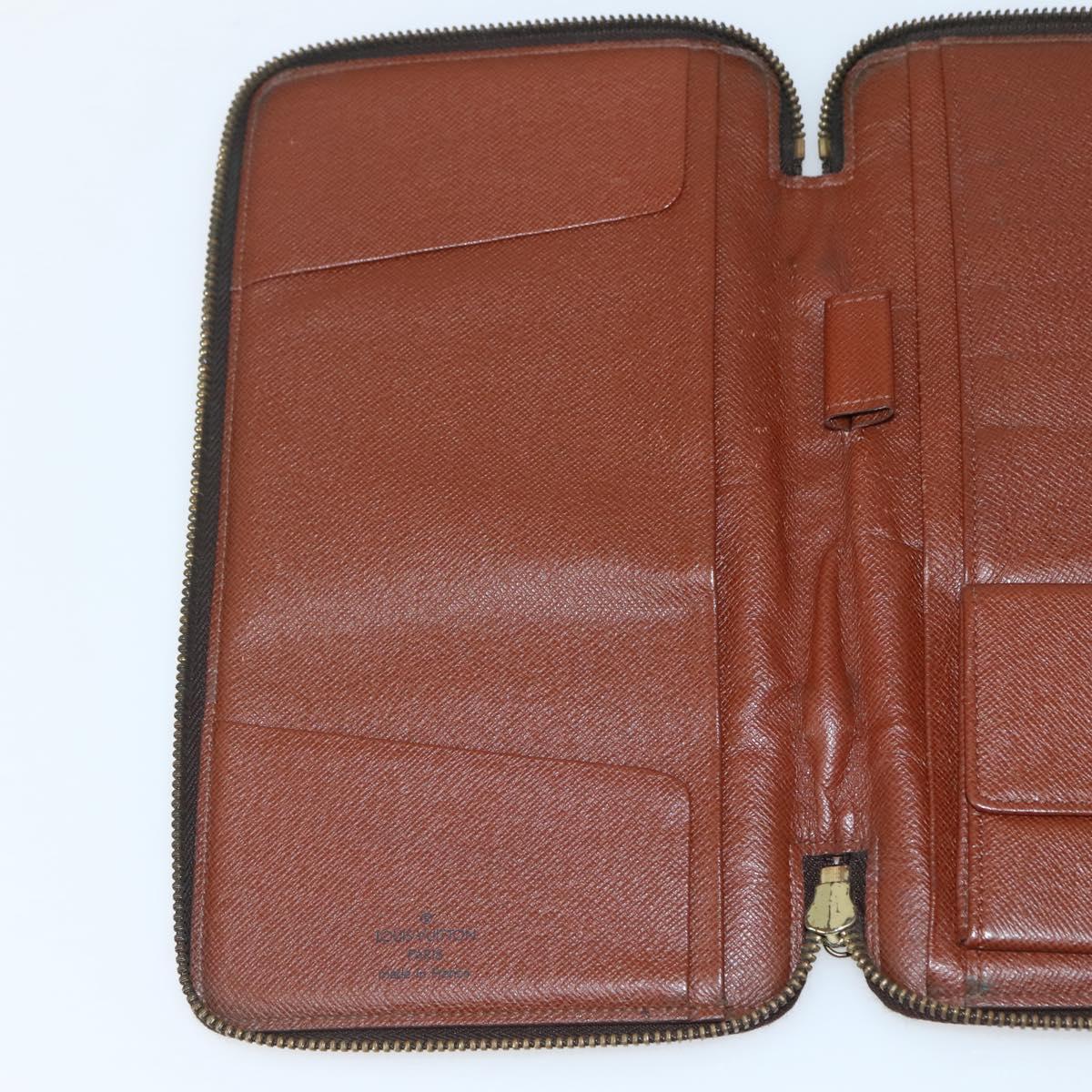 LOUIS VUITTON Monogram Organizer De Voyage Travel Case M60120 LV Auth 143990