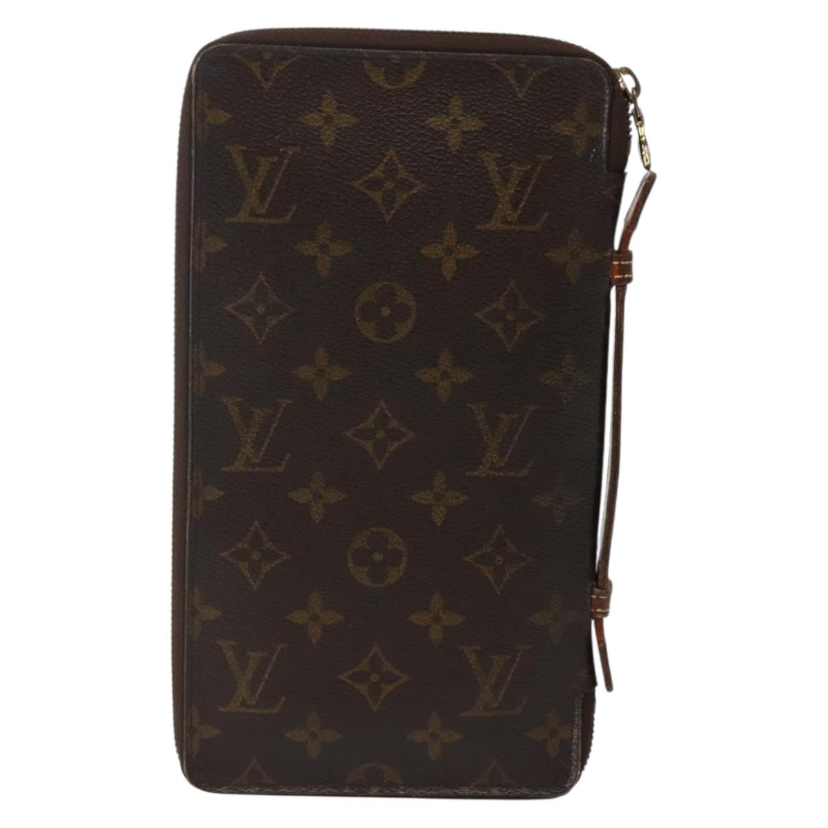 LOUIS VUITTON Monogram Organizer De Voyage Travel Case M60120 LV Auth 143990