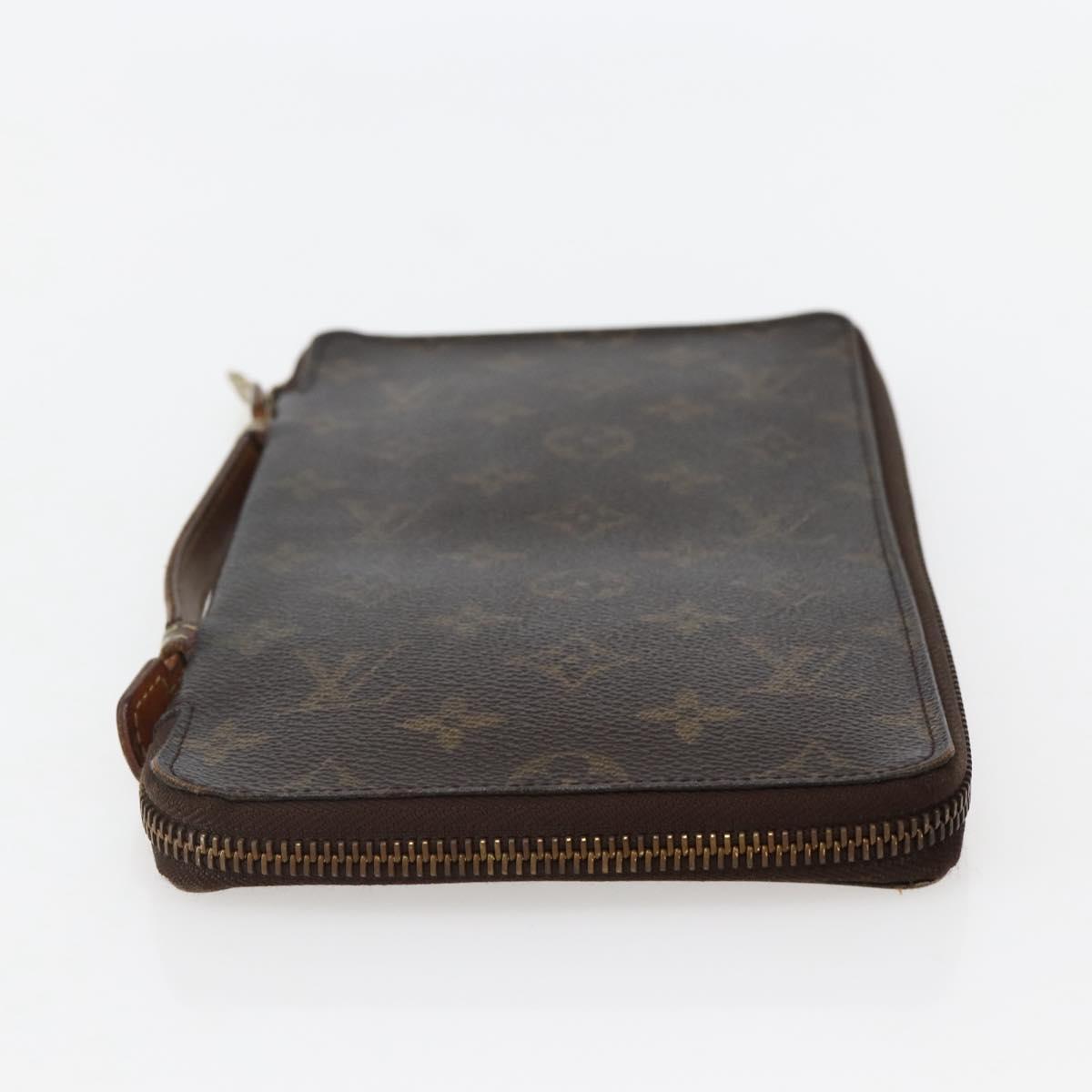LOUIS VUITTON Monogram Organizer De Voyage Travel Case M60120 LV Auth 143990