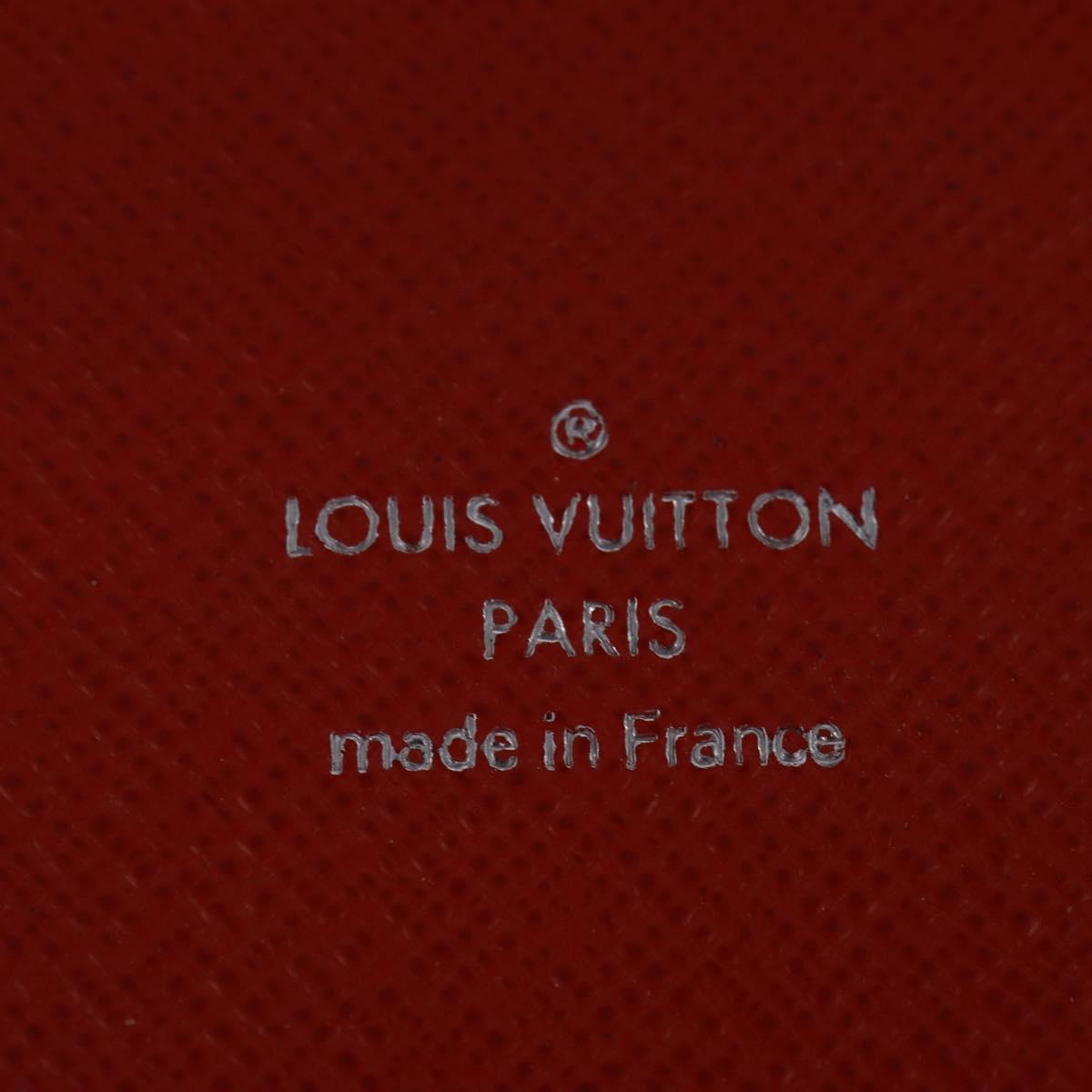 LOUIS VUITTON Epi tray Vid Posh Accessory Case Red Rose claire LV Auth 143994