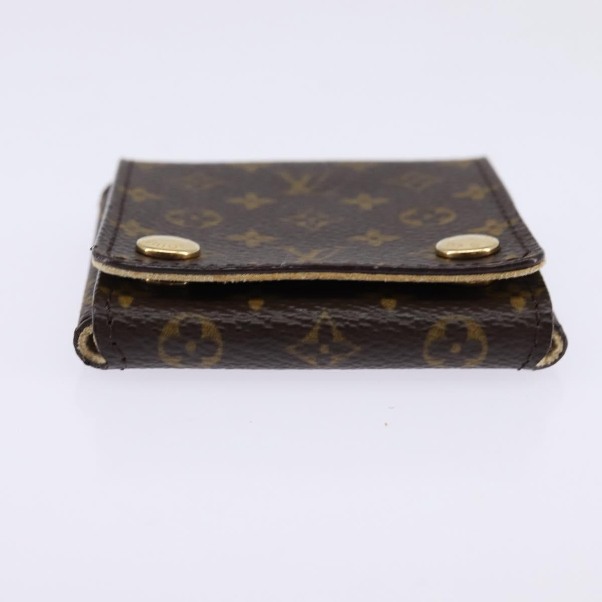 LOUIS VUITTON Monogram Jewelry Case Jewelry Box LV Auth 143995