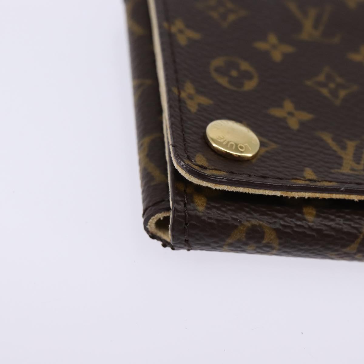 LOUIS VUITTON Monogram Jewelry Case Jewelry Box LV Auth 143995