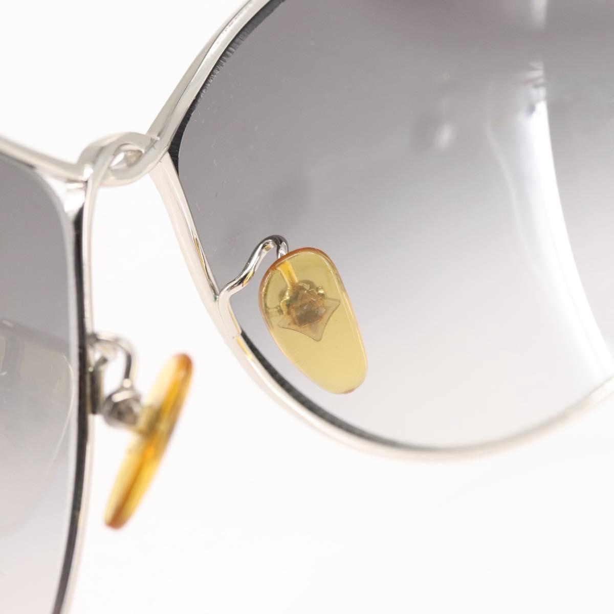 LOUIS VUITTON Daisy Sunglasses Metal Silver Z0261U LV Auth 143996