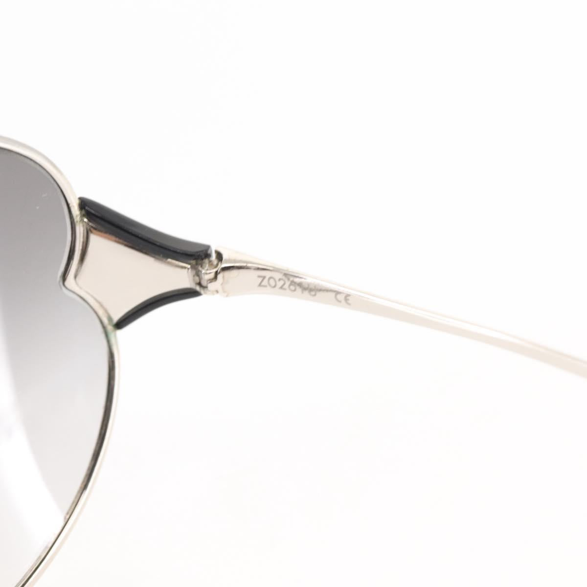 LOUIS VUITTON Daisy Sunglasses Metal Silver Z0261U LV Auth 143996