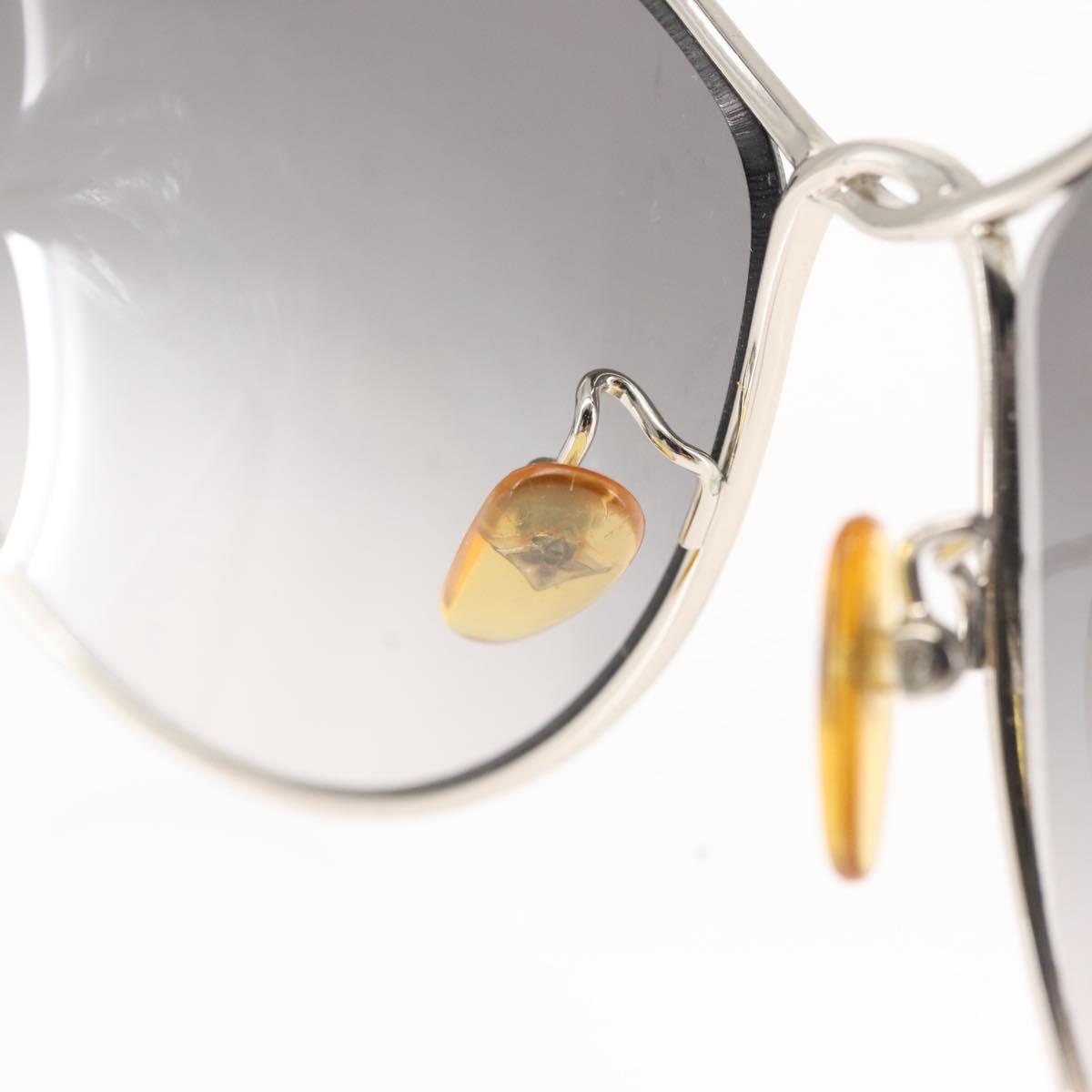 LOUIS VUITTON Daisy Sunglasses Metal Silver Z0261U LV Auth 143996