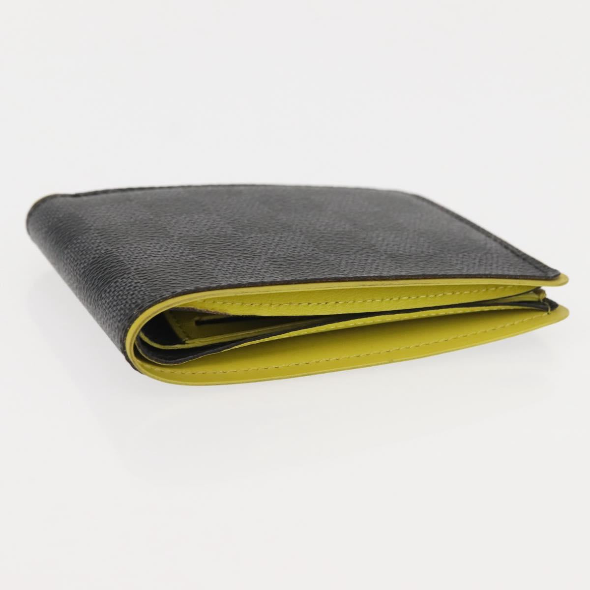 LOUIS VUITTON Damier Graphite Portefeuille Multripru Wallet N63258 Auth 143997