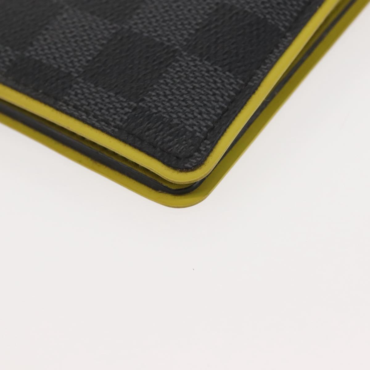 LOUIS VUITTON Damier Graphite Portefeuille Multripru Wallet N63258 Auth 143997