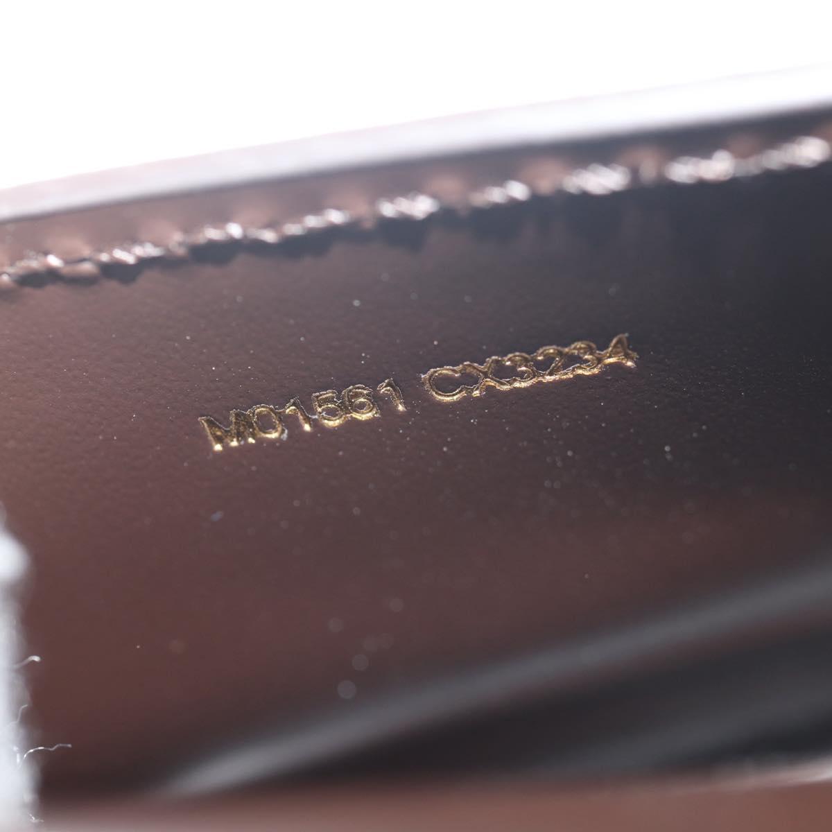 LOUIS VUITTON Monogram LV Cute Monogram Charm Brown M01561 LV Auth 144001SM