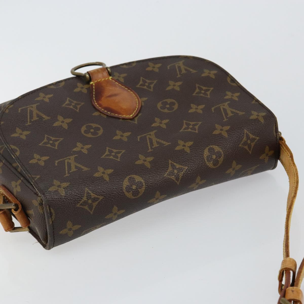 LOUIS VUITTON Monogram Saint Cloud GM Shoulder Bag M51242 LV Auth 144016