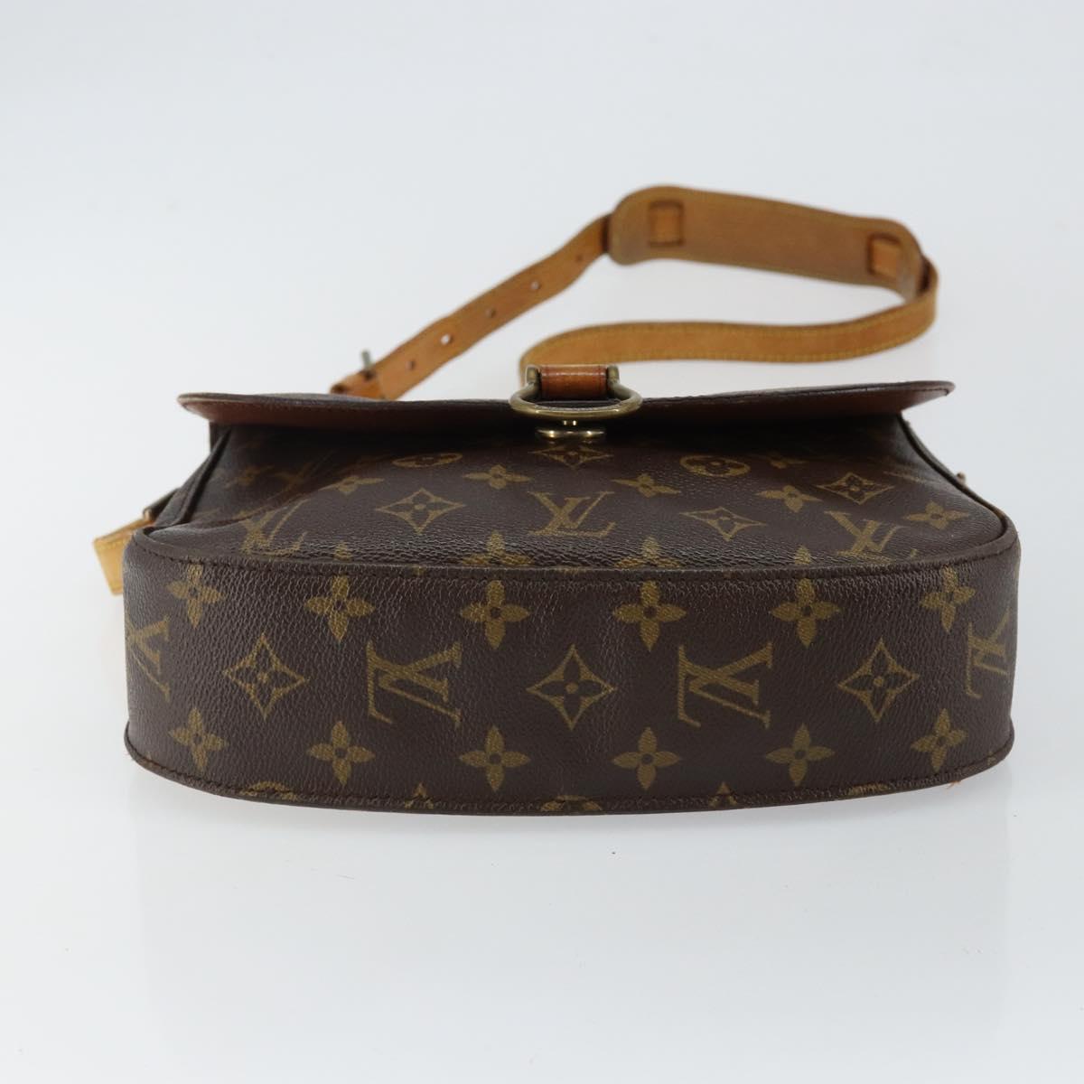 LOUIS VUITTON Monogram Saint Cloud GM Shoulder Bag M51242 LV Auth 144016