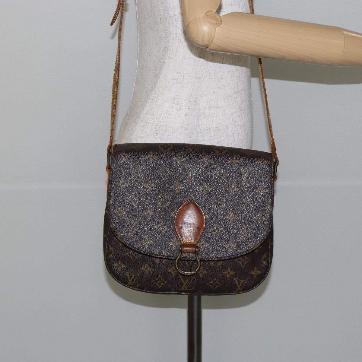 LOUIS VUITTON Monogram Saint Cloud GM Shoulder Bag M51242 LV Auth 144017