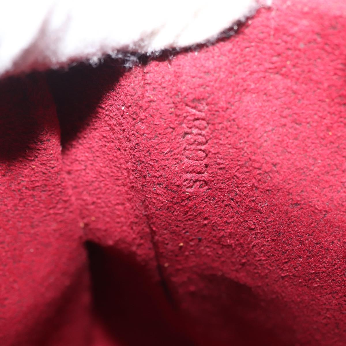 LOUIS VUITTON Multicolor Pochette Accessoires Pouch White M92649 LV Auth 144020