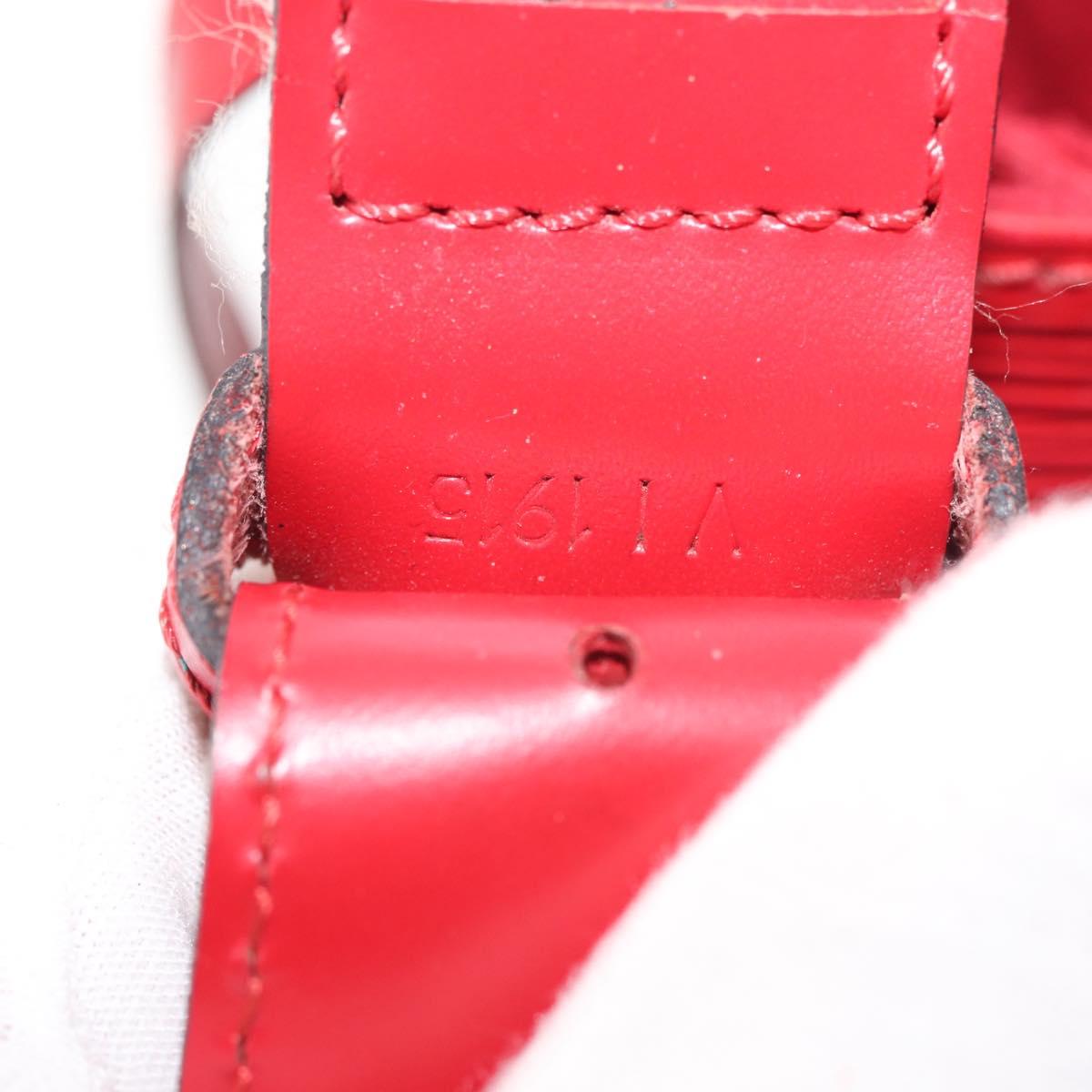 LOUIS VUITTON Epi Sac Depaule GM Shoulder Bag Red M80197 LV Auth 144021