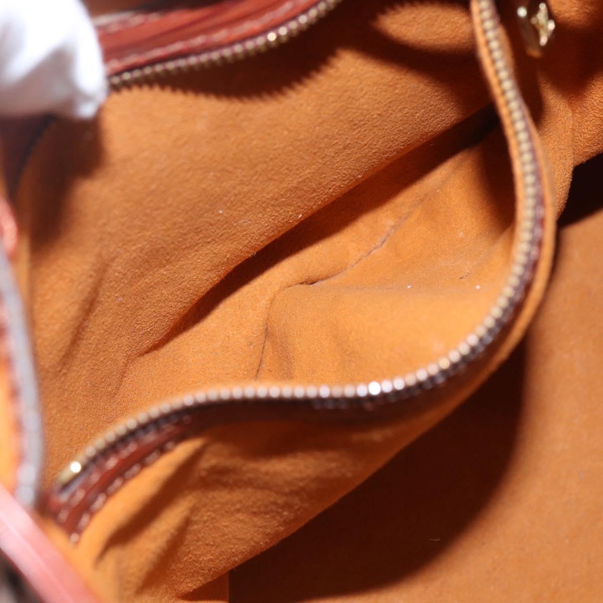 LOUIS VUITTON Epi Petit Noe Shoulder Bag Brown M44103 LV Auth 144023