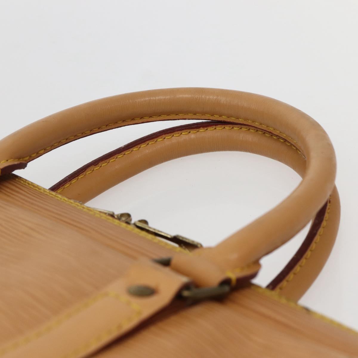 LOUIS VUITTON Epi Porte Documents Voyage Business Bag Beige M54476 Auth 144024