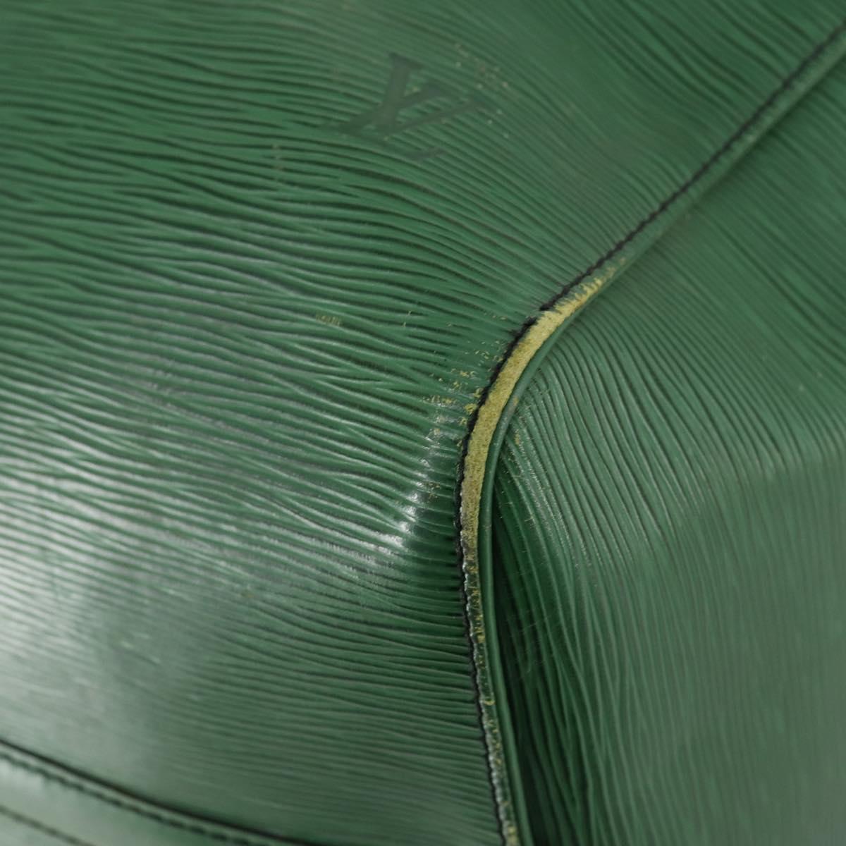 LOUIS VUITTON Epi Keepall 50 Boston Bag Green M42964 LV Auth 144025