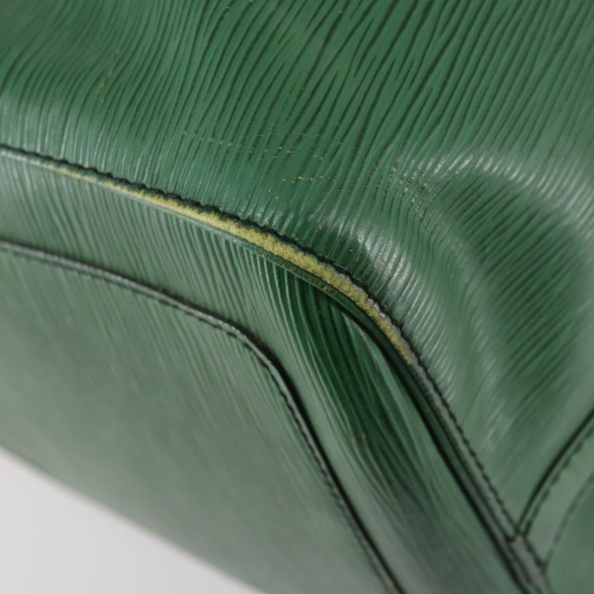 LOUIS VUITTON Epi Keepall 50 Boston Bag Green M42964 LV Auth 144025