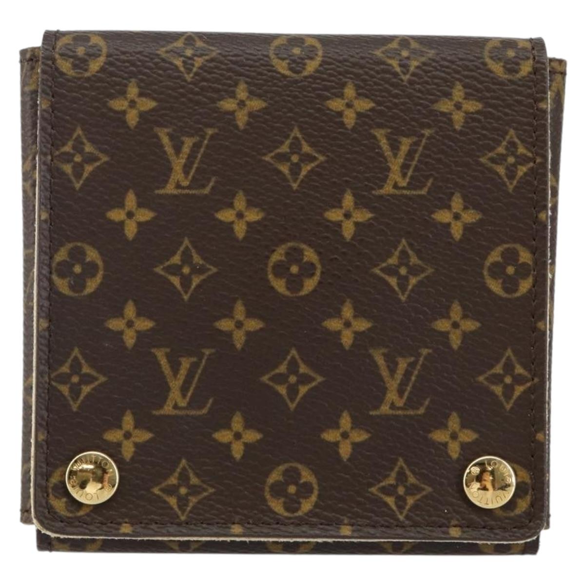 LOUIS VUITTON Monogram Accessory Case Jewelry Box LV Auth 144027