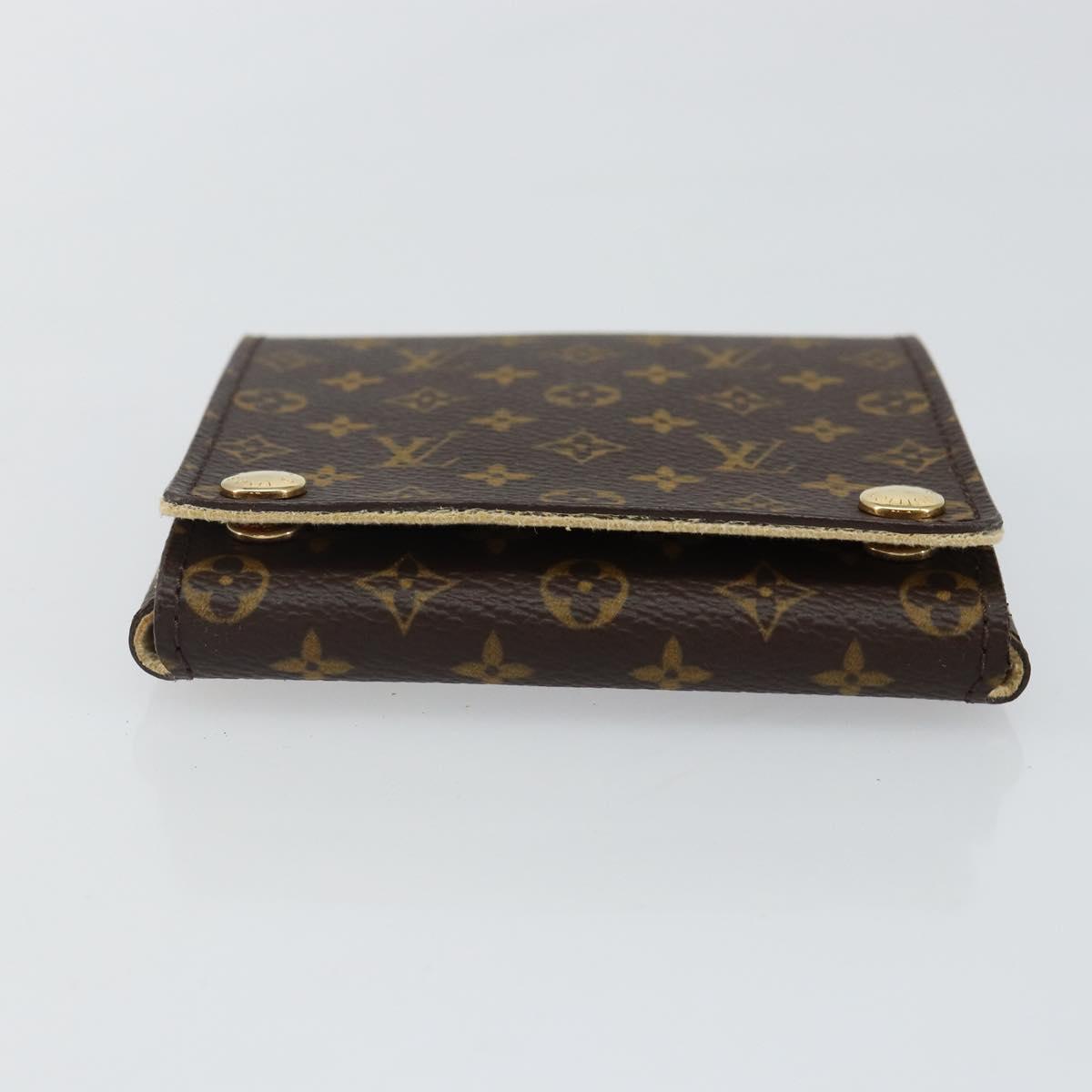 LOUIS VUITTON Monogram Accessory Case Jewelry Box LV Auth 144027