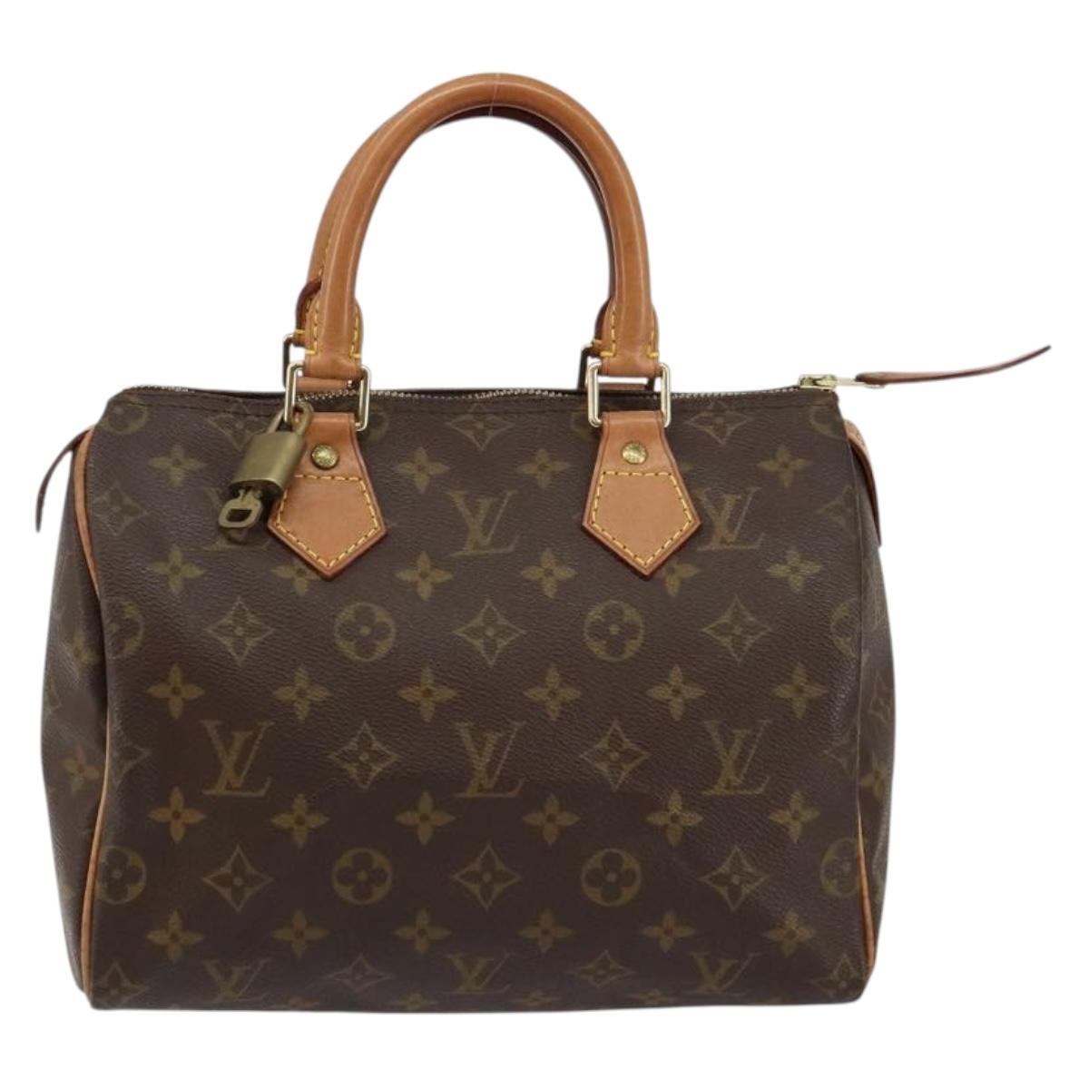 LOUIS VUITTON Monogram Speedy 25 Hand Bag M41528 LV Auth 144034