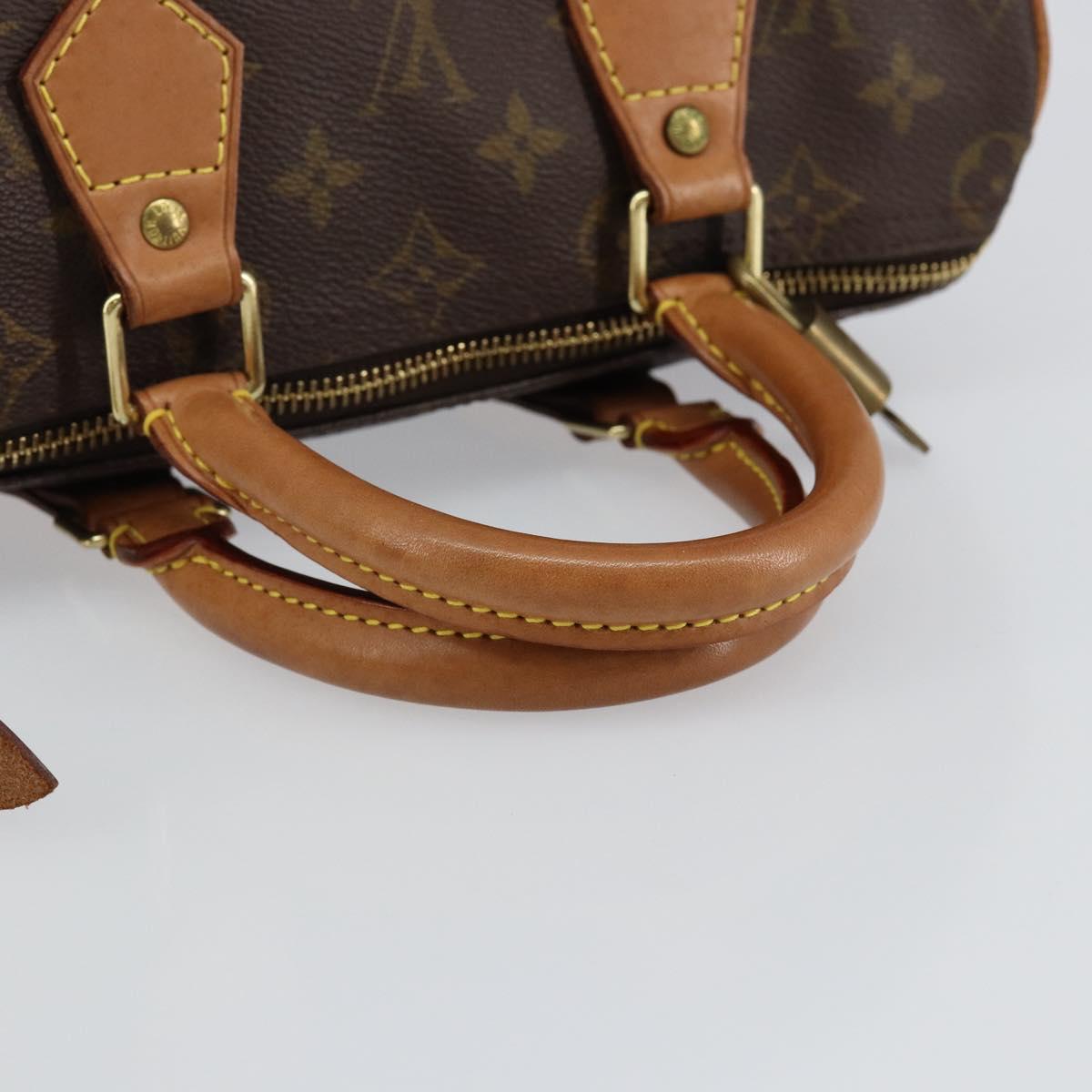 LOUIS VUITTON Monogram Speedy 25 Hand Bag M41528 LV Auth 144034