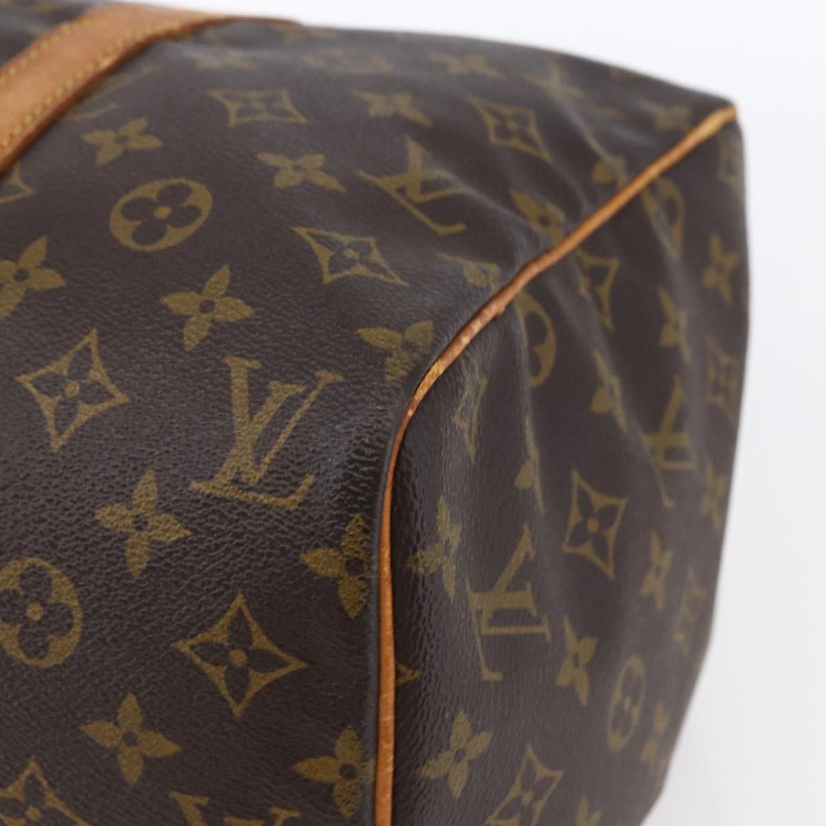 LOUIS VUITTON Monogram Sac Souple 35 Boston Bag M41626 LV Auth 144036