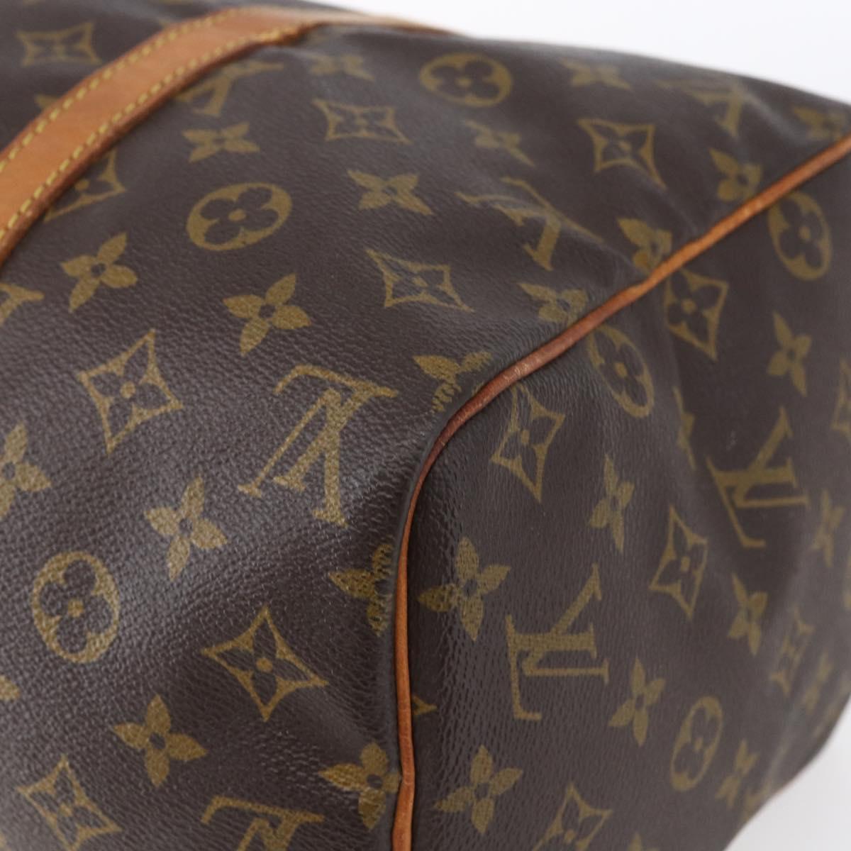 LOUIS VUITTON Monogram Sac Souple 35 Boston Bag M41626 LV Auth 144036