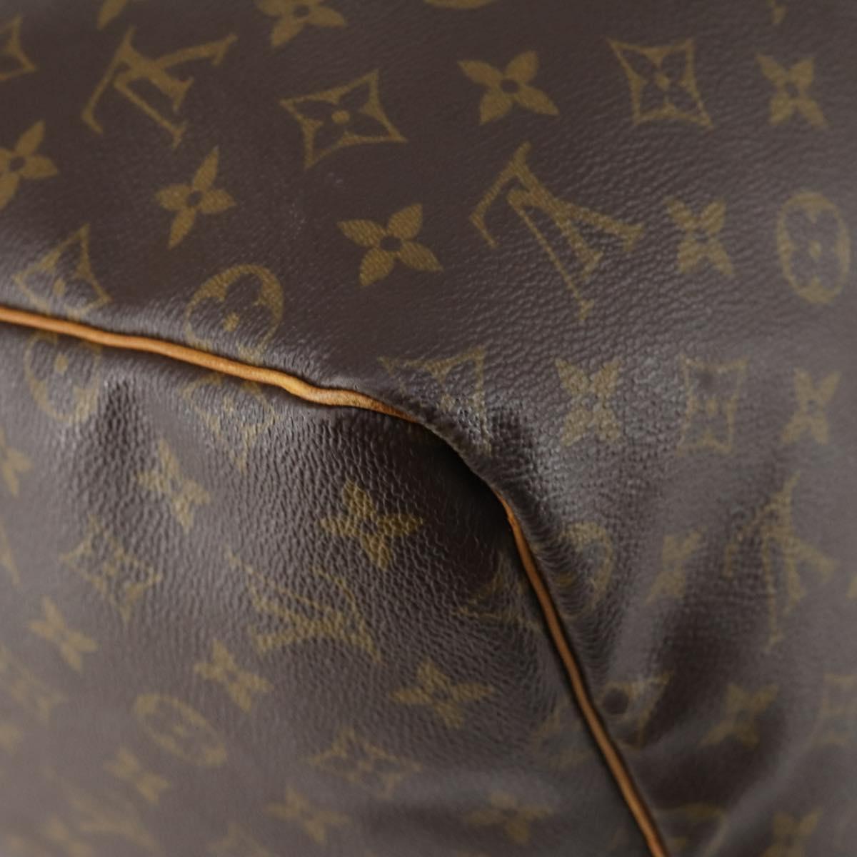 LOUIS VUITTON Monogram Keepall 55 Boston Bag M41424 LV Auth 144038